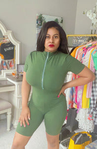 Diamonds on My Chest Romper (Plus Size Available)