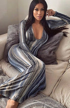 Load image into Gallery viewer, Funkadelic Deep V-Maxi (Plus Size Available)