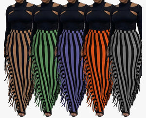 Pinstripe Frenzy Skirt