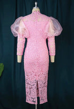 Load image into Gallery viewer, Sweet Laced Midi Dress - Plus Size Available