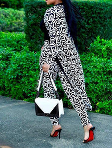 Designer Inspired 2pc Cardigan Set (Plus Size Available)
