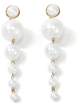 Load image into Gallery viewer, Pearl Statement Earrings