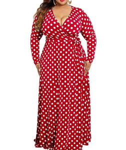 Polka Dot Maxi (Plus Size Only)