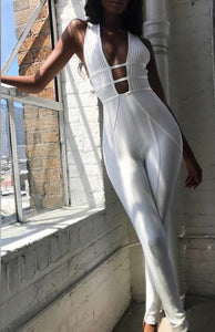 It’s Gettin Hot in Here Bandage Jumpsuit