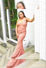 Load image into Gallery viewer, Nude Laced Gown