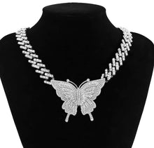 Load image into Gallery viewer, Butterfly Cuban Choker