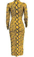 Load image into Gallery viewer, Snakeskin Midi Dress