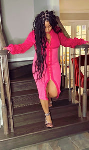Bomb Bomber Knit Dress