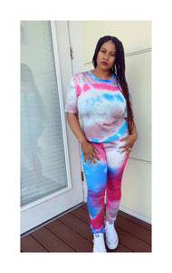 Tye Dye Matching Sets - Short Sleeve (Plus Size Available)