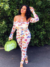 Load image into Gallery viewer, Butterfly Mesh Jumpsuit - Plus Size Available