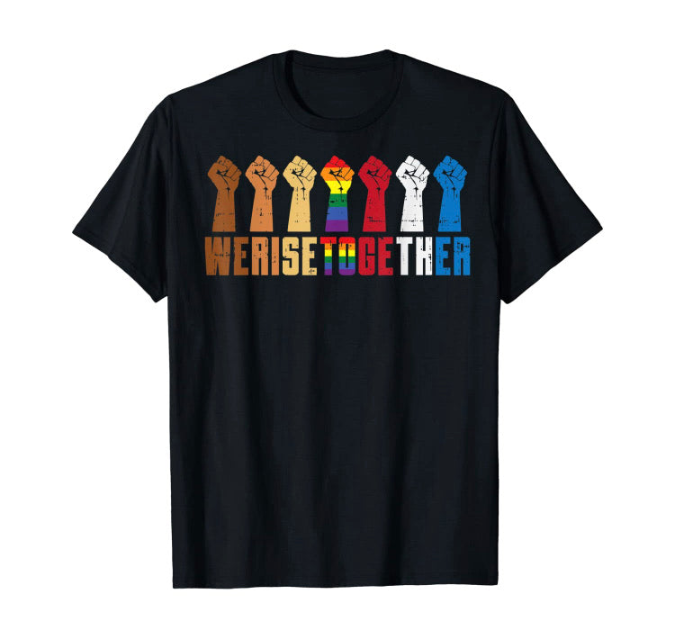 Unisex Together We Rise Tee - Plus Size Available