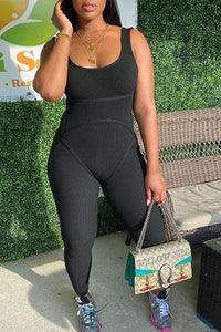 Athleisure Knitted Jumpsuit - Pre-Order