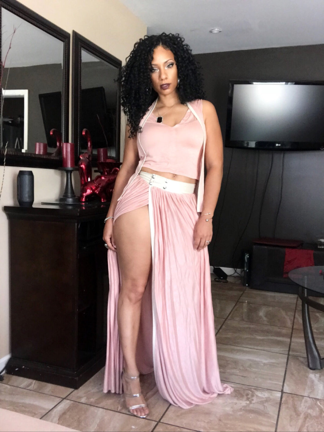 Goddess 2pc Skirt Set