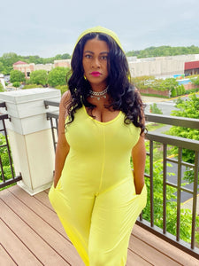 Palazzo Hoodie Jumpsuit (Plus Size Available)