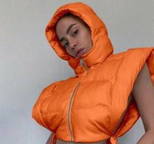 Load image into Gallery viewer, Poncho Puffer Vest - Available Now