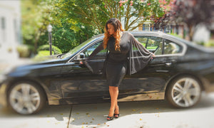 She is Sophisticated Sheer Sleeve Midi (Plus Size Available)