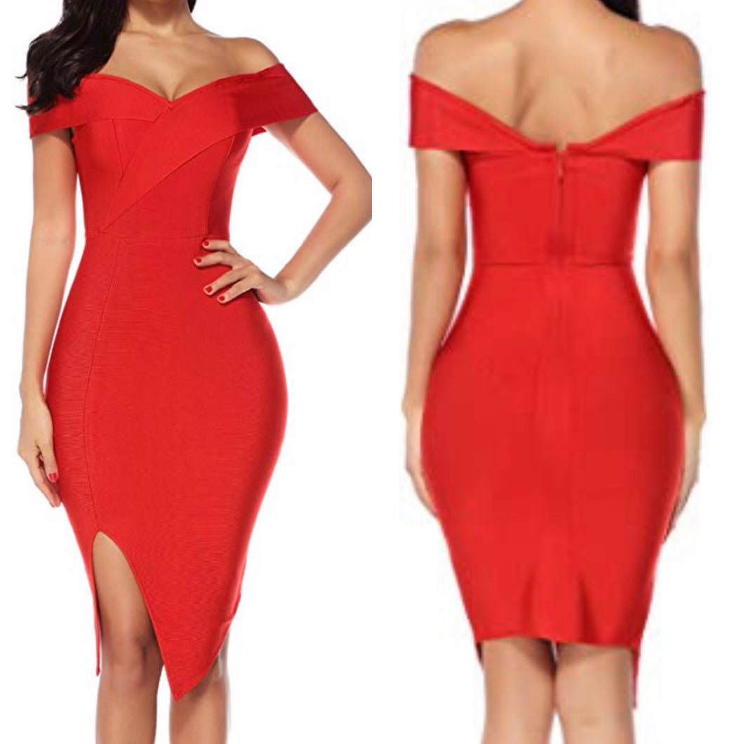 Ballerina Bandage Mini Dress