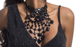 Lady of the Night Statement Necklace