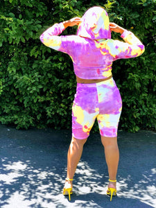 Tye Dye Corsette Set - Plus Size (Pre-Order)