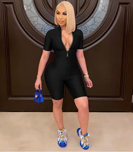 Load image into Gallery viewer, Diamonds on My Chest Romper (Plus Size Available)