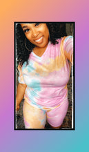 Load image into Gallery viewer, Athleisure Tye-Dye 2pc Short Set - Plus Size Available (Pre-Order)