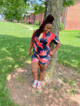 Load image into Gallery viewer, Athleisure Tye-Dye 2pc Short Set - Plus Size Available (Pre-Order)