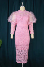 Load image into Gallery viewer, Sweet Laced Midi Dress - Plus Size Available