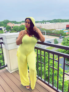 Palazzo Hoodie Jumpsuit (Plus Size Available)