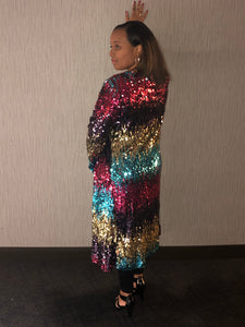 Grown Woman Multi-Sequin Cardigan