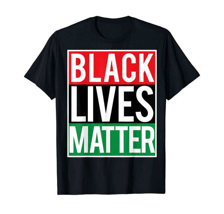 Unisex Black Lives Matter (BLM) Tee - Plus Size Available
