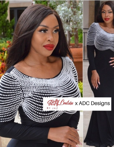SLAY x ADC Pearl Embellished Gown