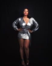 Load image into Gallery viewer, It’s Ya Birthday Metallic Mini Dress