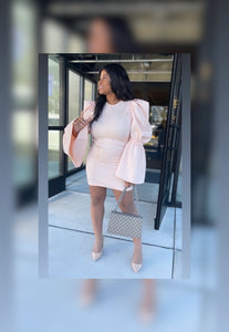 Puff Sleeve Mini Dress