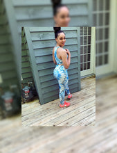 Load image into Gallery viewer, Athleisure Blue Tye Dye Set