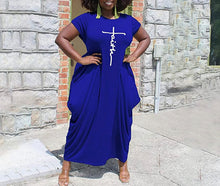 Load image into Gallery viewer, Faith Tee Dress (Plus Size Only)