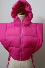 Load image into Gallery viewer, Poncho Puffer Vest - Available Now