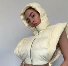 Load image into Gallery viewer, Poncho Puffer Vest - Available Now