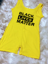 Load image into Gallery viewer, Black Lives Matter (BLM) Romper (Plus Size Available)