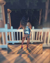 Load image into Gallery viewer, Futuristic Iridescent Bodycon Dress