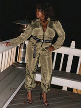 Load image into Gallery viewer, Khaki Boiler Babe Suit (Plus Size Available)