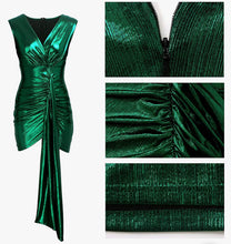 Load image into Gallery viewer, Green Dreams Metallic Mini - Plus Size Available