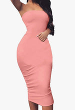 Load image into Gallery viewer, Cool Strapless Midi Dress (Plus Size Available)