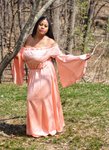 Load image into Gallery viewer, Texas Hold &#39;Em Queen Satin Maxi