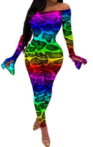 Butterfly Mesh Jumpsuit - Plus Size Available