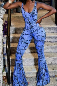 Paint the City Bell Bottom Jumpsuit