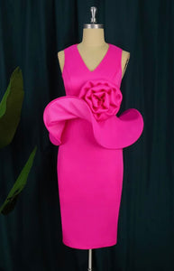 Sensational Floral Peplum - Plus Size Available