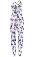 Load image into Gallery viewer, Butterfly Backless Jumpsuit