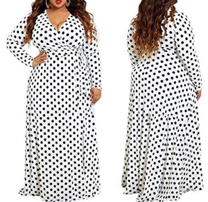 Polka Dot Maxi (Plus Size Only)