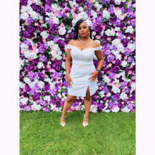 Load image into Gallery viewer, Pretty Poker Face Queen Off-the-Shoulder Lace Dress (Plus Size Available)