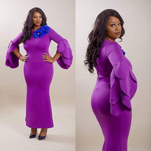 Regal Beauty Sleeve Dress